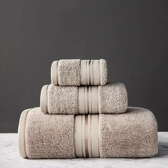 New Egyptian Cotton Bath Towel Set